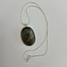 Labradorite Pendant On Sterling Silver 925 17.5” Chain