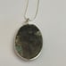 Labradorite Pendant On Sterling Silver 925 17.5” Chain