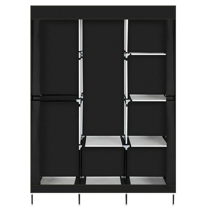 71 Portable Clothes Storage Closet Organizer - Black (Free Shipping)