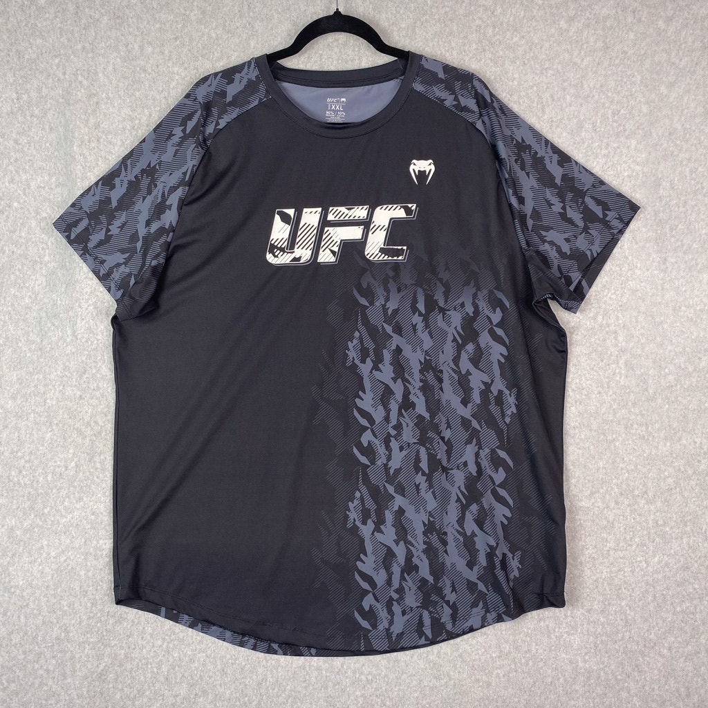 UFC Venum Mens XXL Authentic Fight Week Performance Short Sleeve T-Shirt MMA 2XL