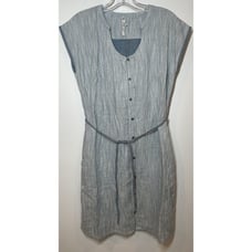 Kuhl Riviera Dress Women’s S Bluegrass Button Blue Gray