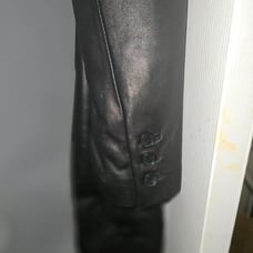 Leather coat