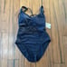 NWT Bleu Rod Beattie Don't Mesh With Me Strappy V-Neck One Piece Swimsuit 14