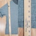 Tommy Bahama large cashmere blend knit short sleeve sweater gray mock neck
