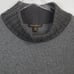 Tommy Bahama large cashmere blend knit short sleeve sweater gray mock neck