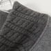 Tommy Bahama large cashmere blend knit short sleeve sweater gray mock neck