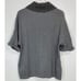 Tommy Bahama large cashmere blend knit short sleeve sweater gray mock neck