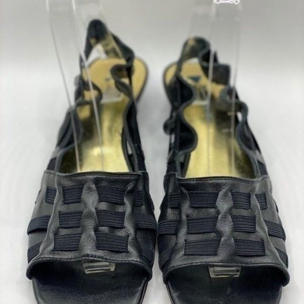 Daniblack Andie Slingback Black Sandals Size 8 New