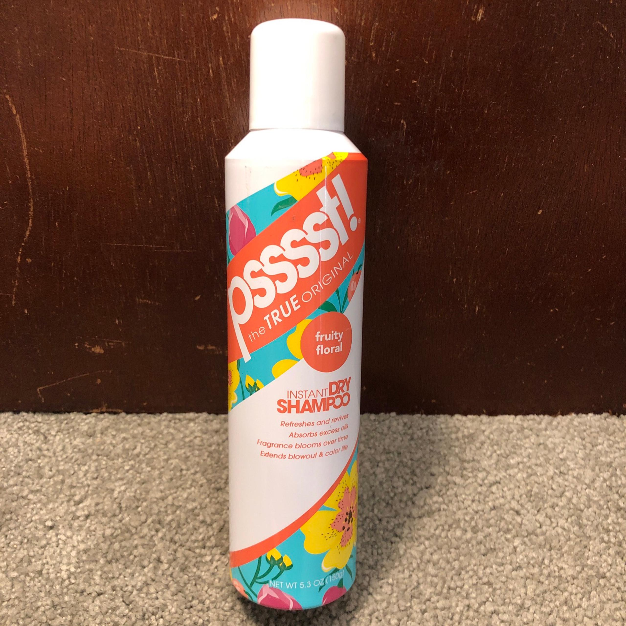 Psssst! The True Original Instant Dry Shampoo FRUITY FLORAL, Refreshes, 5.3oz