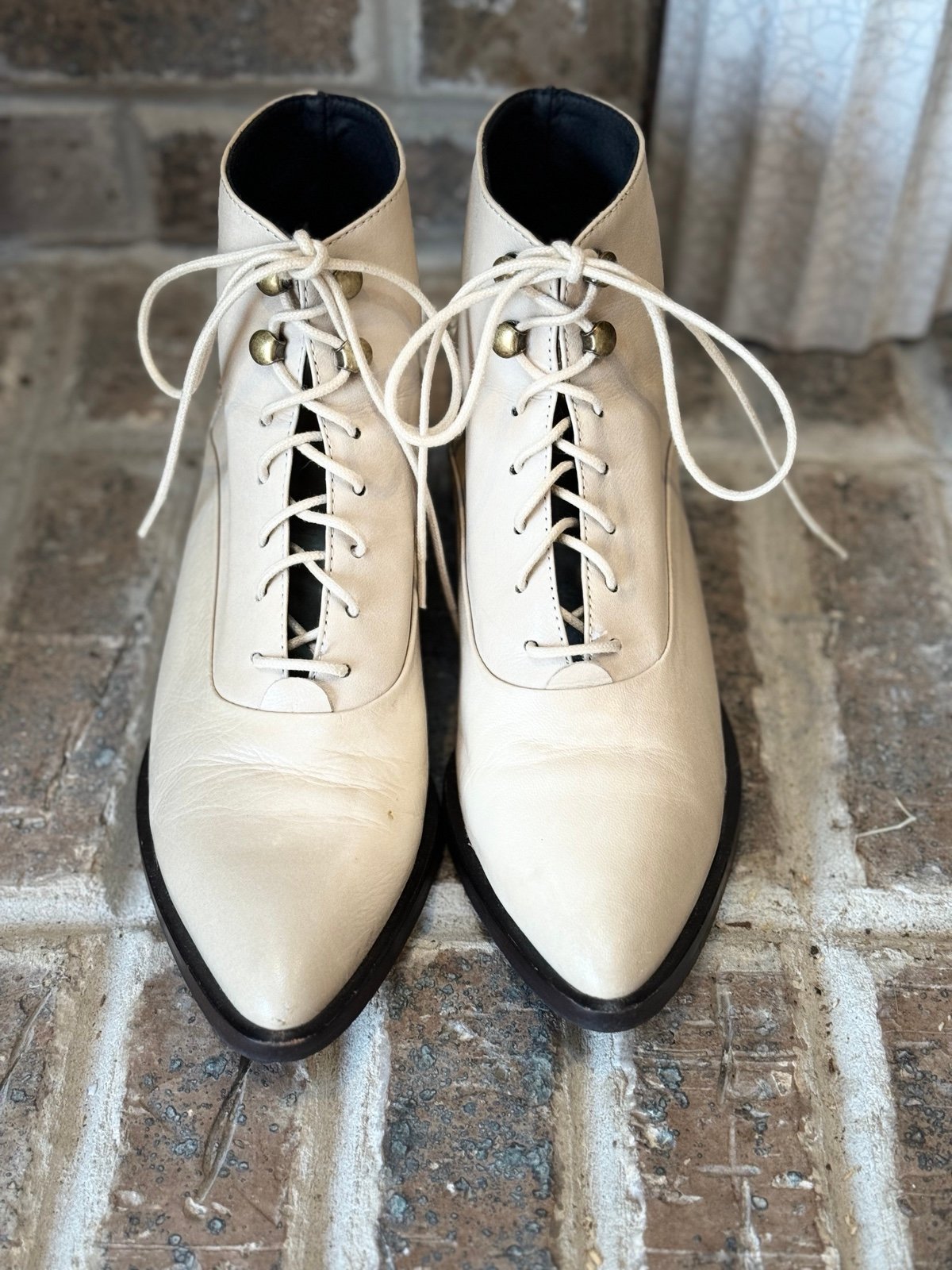 Beautiful Leather women’s booties by INTENTIONALLY Blank made in Spain by