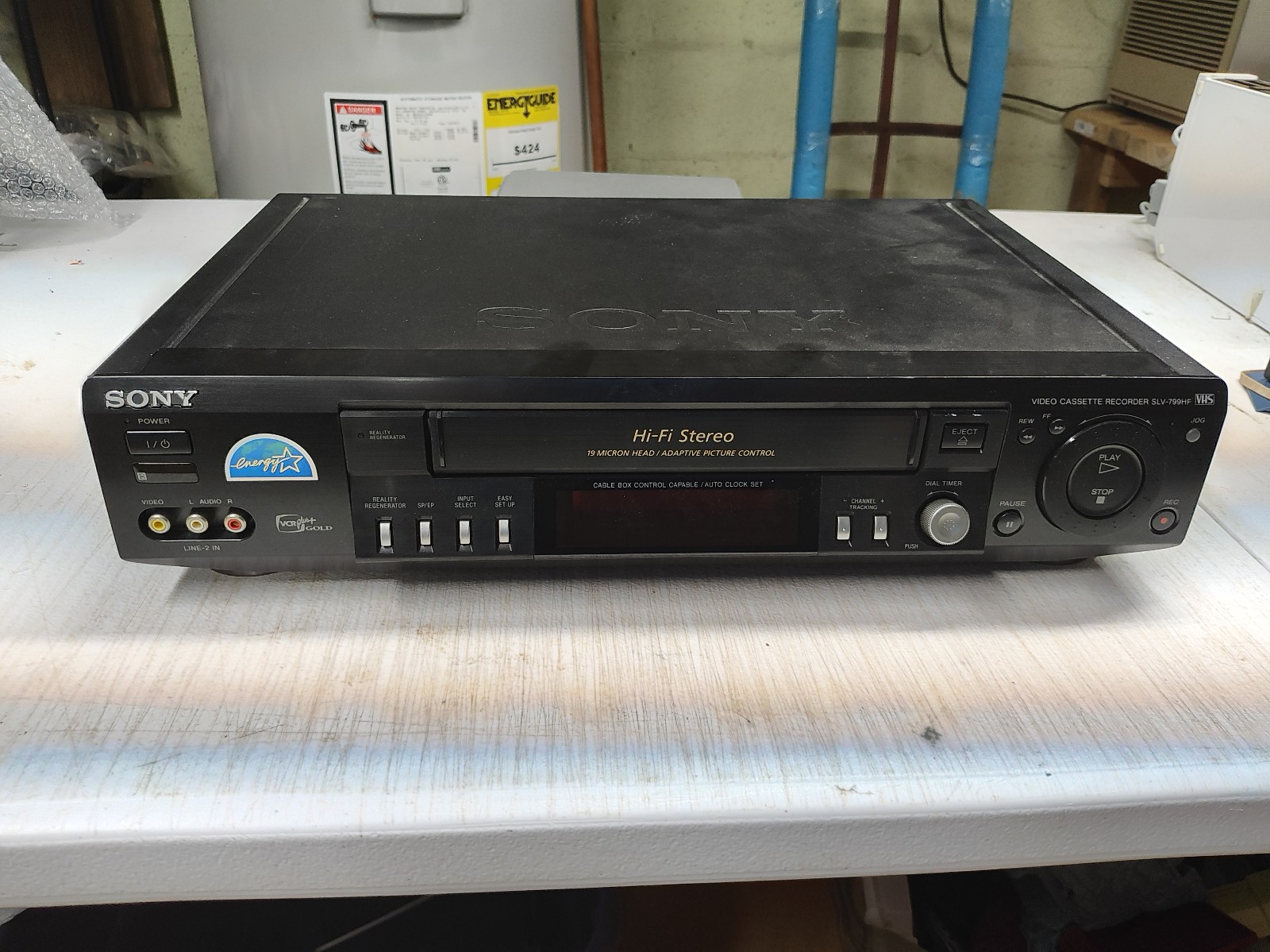 Sony SLV-799HF VCR Video Cassette Recorder VHS Player 4 Head No Remote
