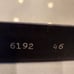 RemoTulliani mens leather alligator print belt. Size 46.