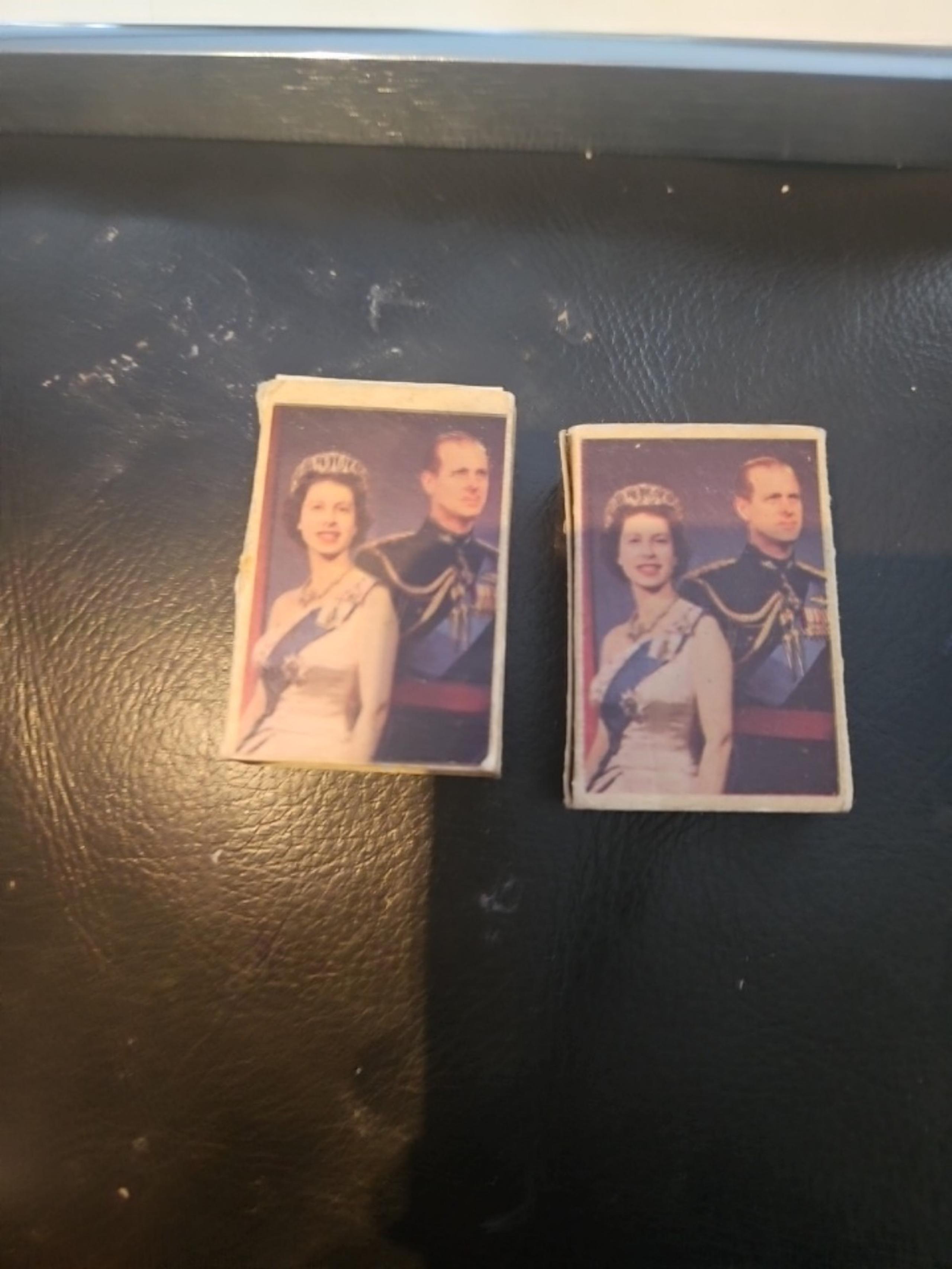 Vintage royal visit 1959 Eddy matches
