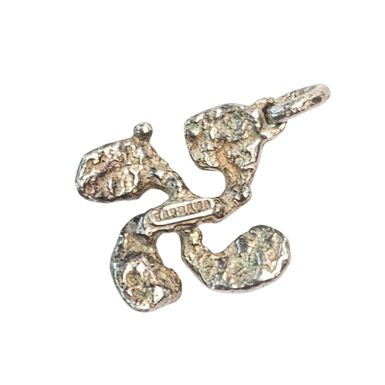 Sterling Silver Pendant, Barbara Mark, 1 1/4