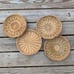 Rattan Oval Baskets (Set of 4)