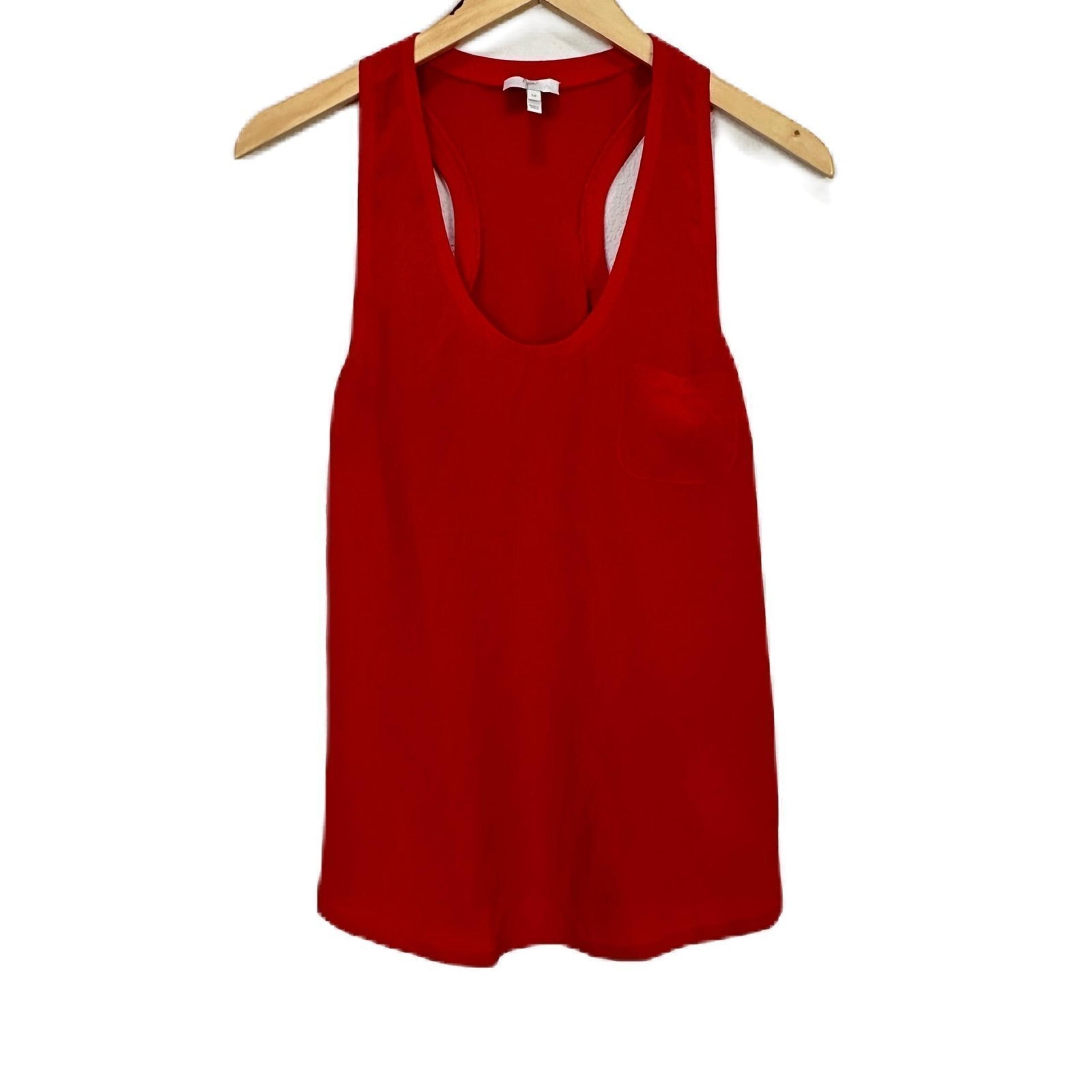 Joie Alicia Red Silk Tank Top Women’s Sz Medium