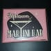 matini bar wall mirror pink black retro she shed club key holder