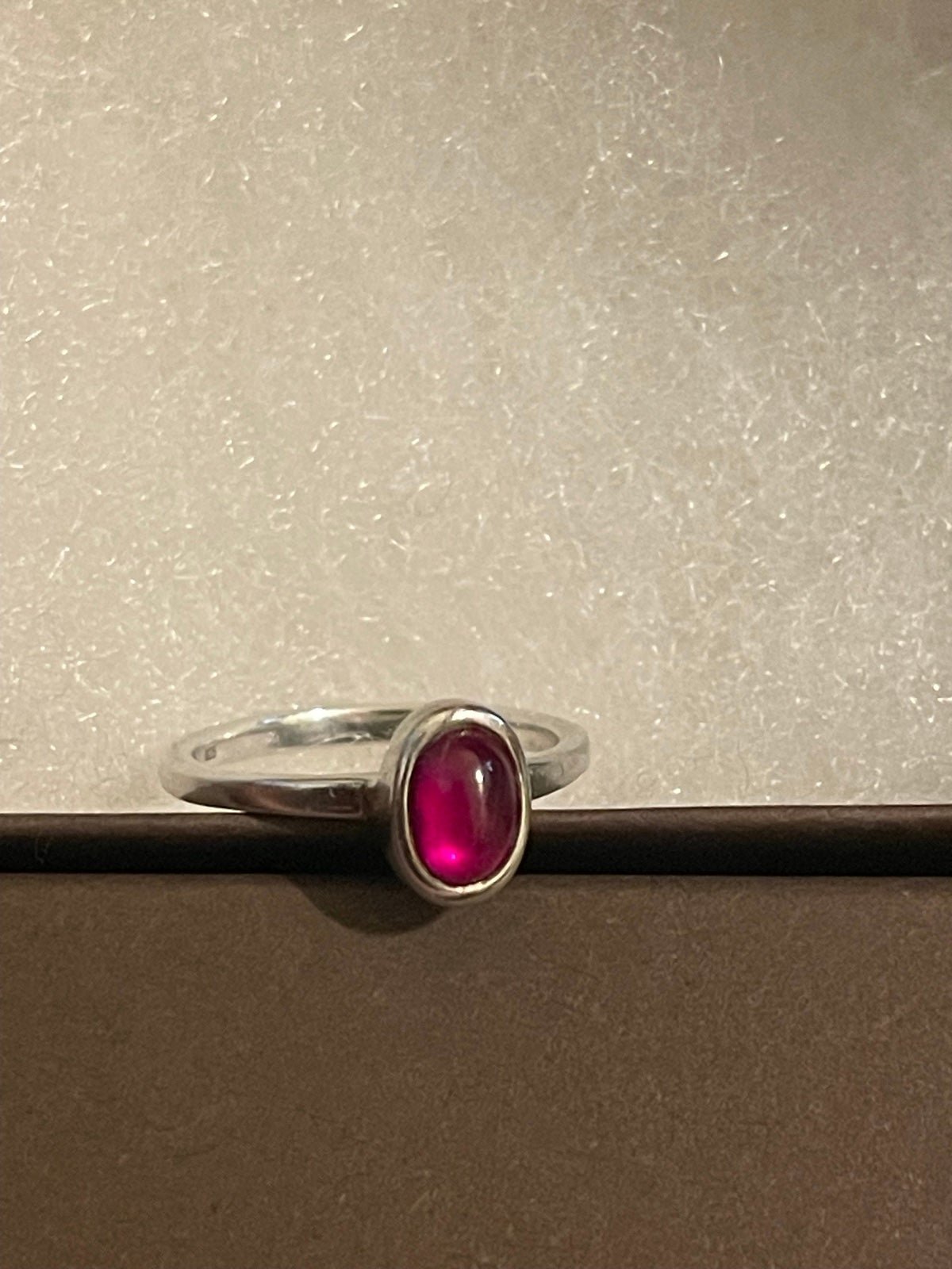 Silpada sterling genuine pink gemstone ring/Size-7