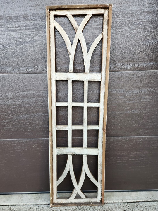 60 H, Urbino Farmhouse Wood, Cathedral Window, Rustic, Distressed, Shabby Chic