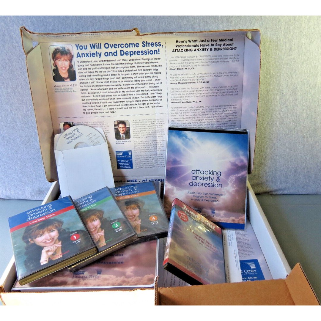 Attacking Anxiety & Depression Midwest Center 2000s Rare Complete Program