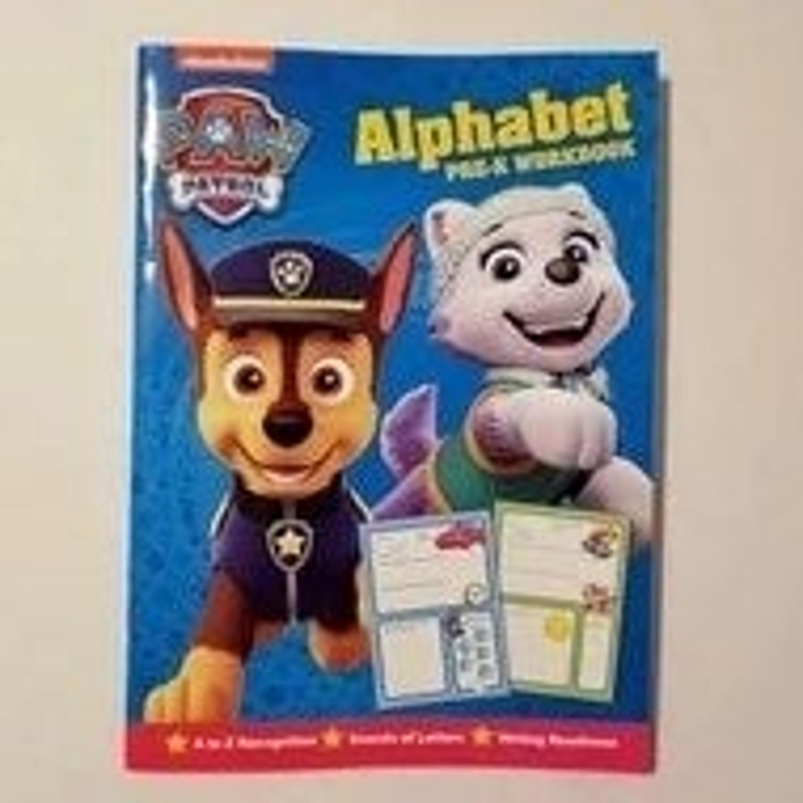 PAW PATROL ALPHABET PRE-K WORKBOOK