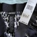 DKNY Black Lace Overlay Full A-Line Silk Skirt Knee Length Formal NWT Size 10
