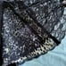 DKNY Black Lace Overlay Full A-Line Silk Skirt Knee Length Formal NWT Size 10
