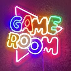 Game Room Large Neon Signs 13.2 x14 Colorful LED ,USB Neon Lights