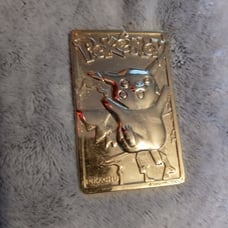 Pokemon Gold Card and tokens