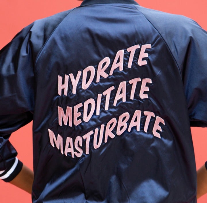 Female Collective Holy Trinity Baseball Jacket - XS