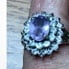 Women’s Ring, Amethyst Ring, Sterling Silver Ring