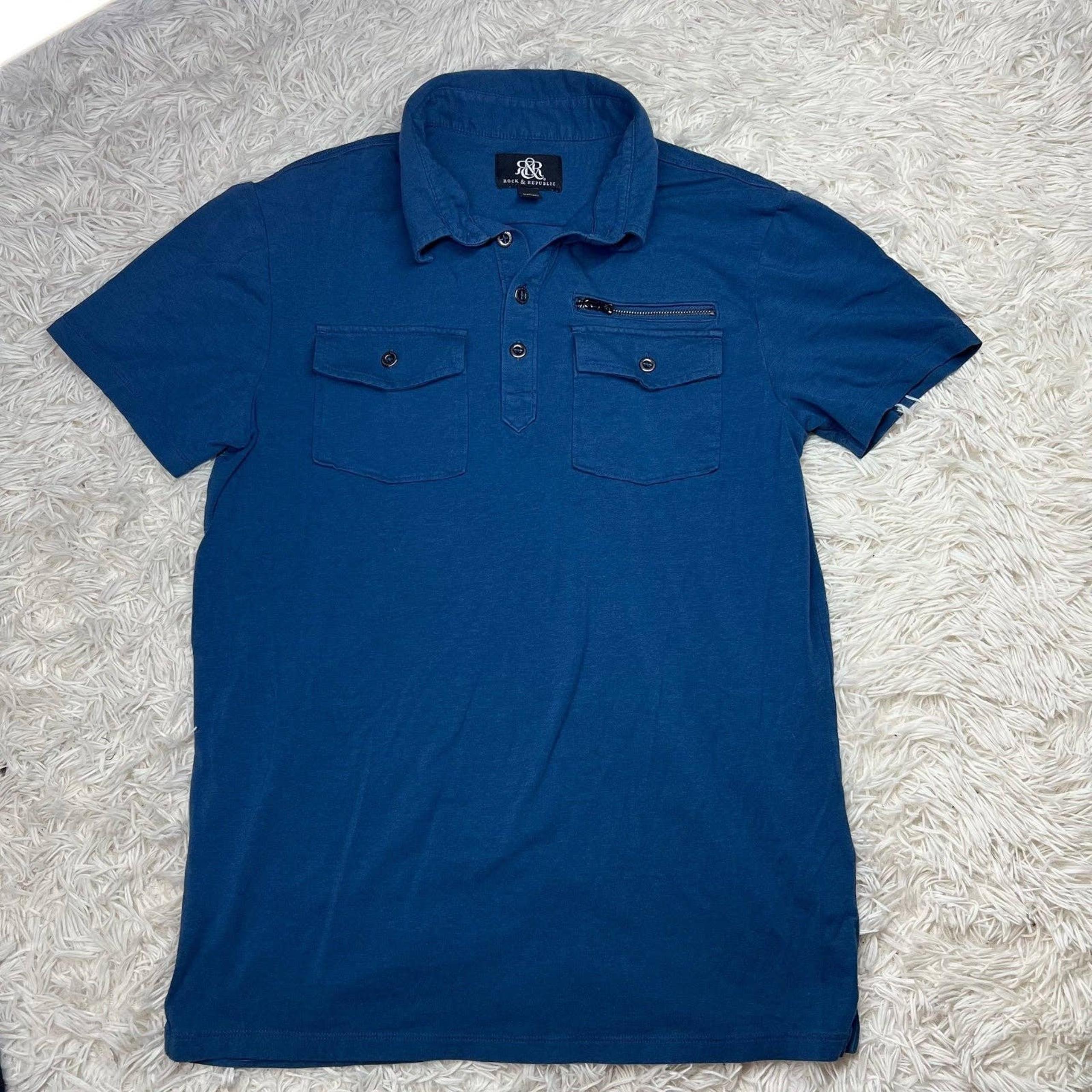 Blue polo t-shirt