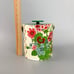 Vintage Ice Bucket With Flowers MCM Mid Century Spring Easter Barware Vinyl Rare