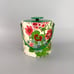Vintage Ice Bucket With Flowers MCM Mid Century Spring Easter Barware Vinyl Rare