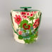 Vintage Ice Bucket With Flowers MCM Mid Century Spring Easter Barware Vinyl Rare