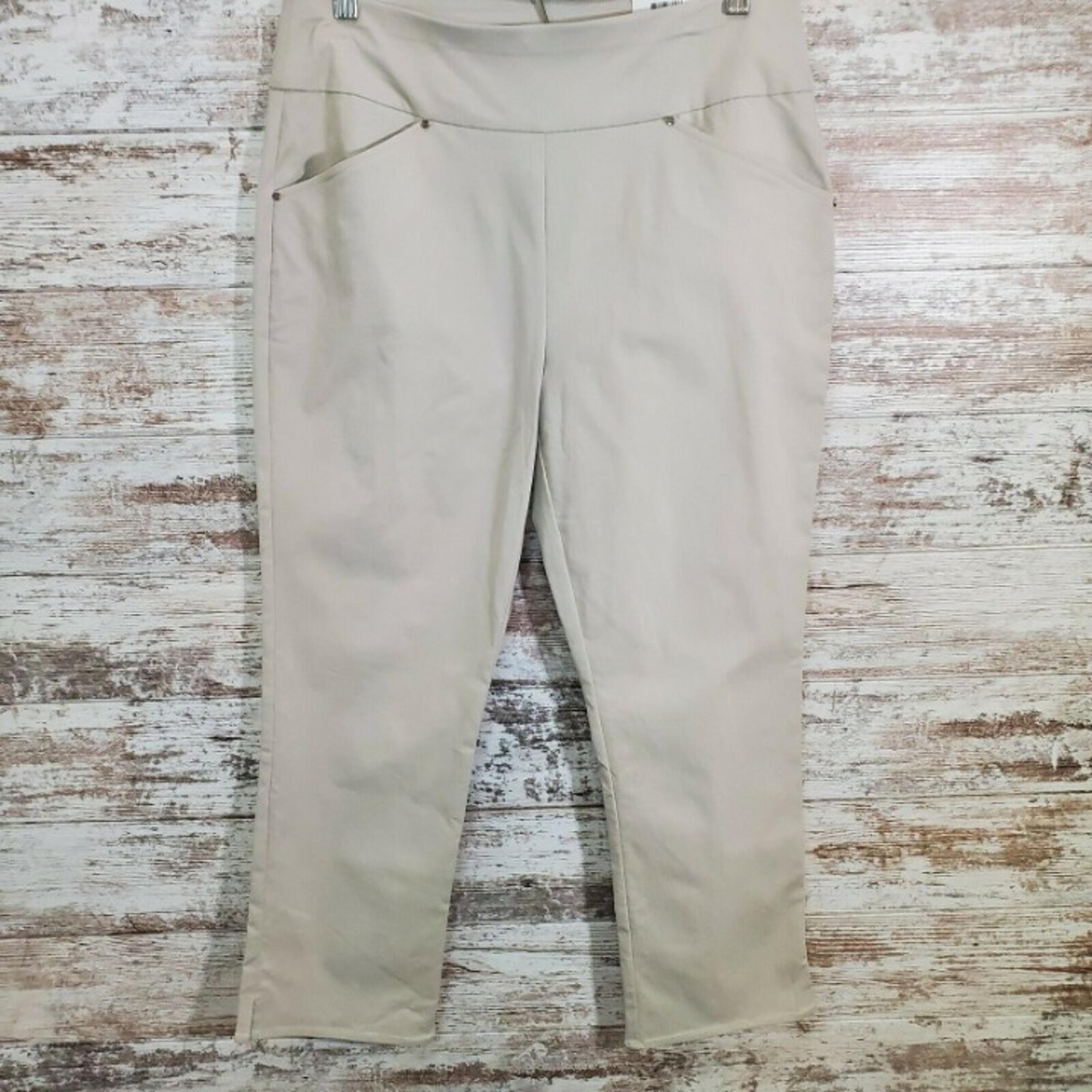INC INTERNATIONAL CONCEPTS Beige Cropped Stretch Skinny Pants