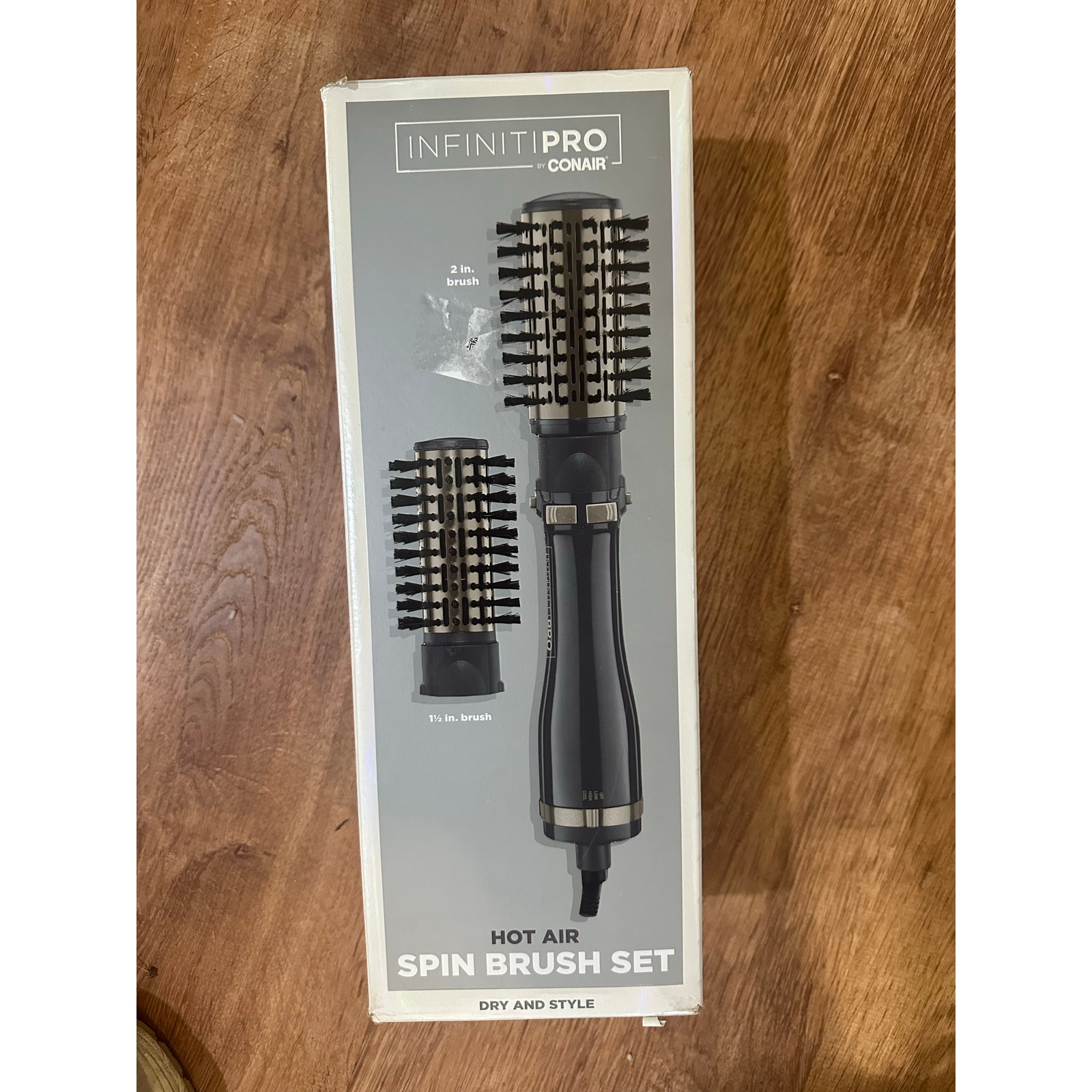 Conair InfinitiPro Hot Air Spin Dryer Styling Brush NEW in Box MSRP 70