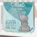 Custom Elephant Baby Sherpa Blanket