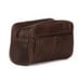 Leather Toiletry bag Brown Color