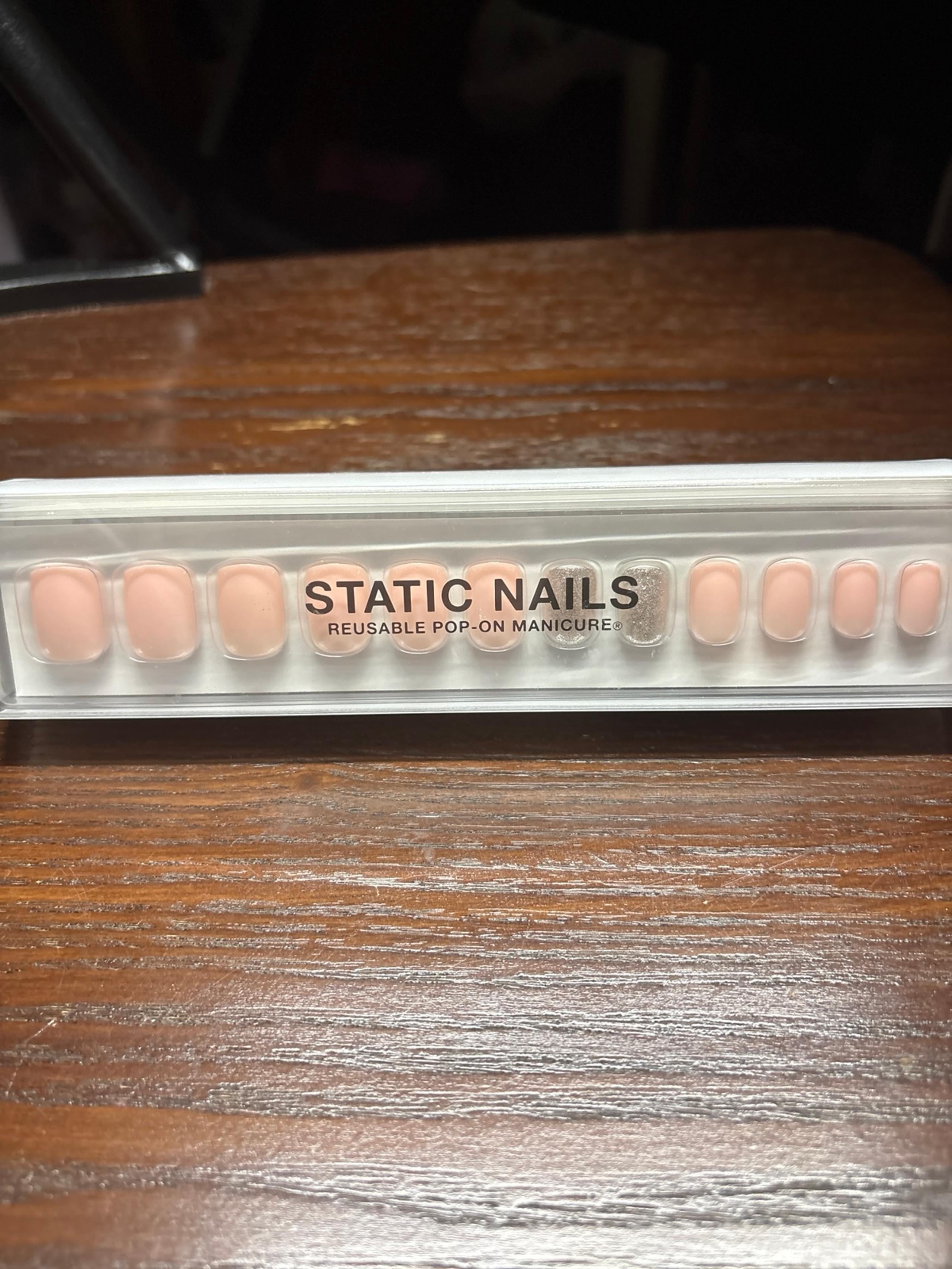 Static Nails Press Ons - Ballerina (Square)