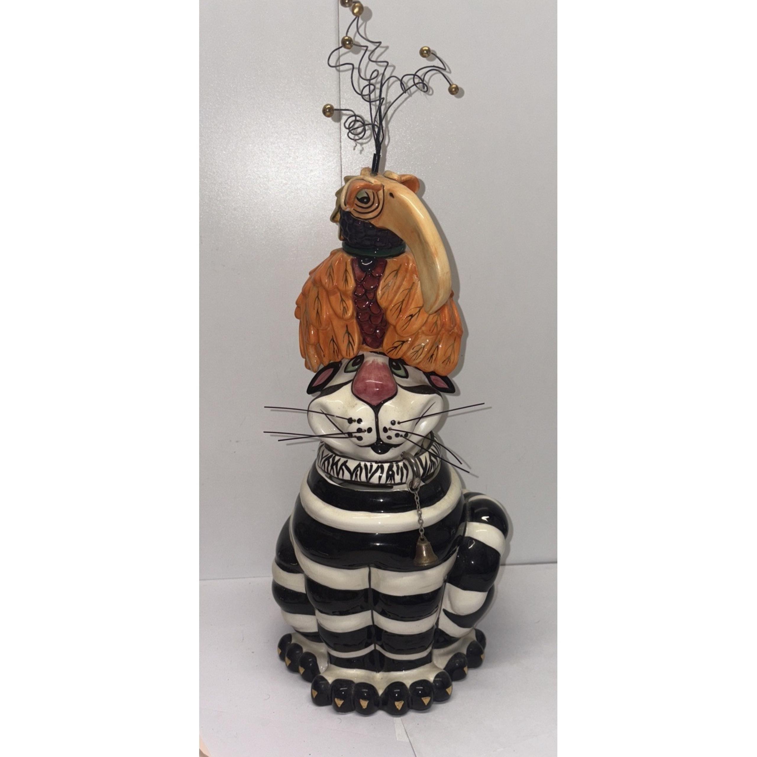 SWAK Lynda Corneille Clancy Cat & Rory Dodo Bird Candle Jar