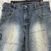 Southpole Jeans Mens 36x32 Wide Leg Baggy Vntg Blue Denim Hip Hop Skater Patches