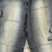 Southpole Jeans Mens 36x32 Wide Leg Baggy Vntg Blue Denim Hip Hop Skater Patches