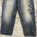 Southpole Jeans Mens 36x32 Wide Leg Baggy Vntg Blue Denim Hip Hop Skater Patches