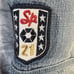 Southpole Jeans Mens 36x32 Wide Leg Baggy Vntg Blue Denim Hip Hop Skater Patches