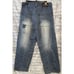 Southpole Jeans Mens 36x32 Wide Leg Baggy Vntg Blue Denim Hip Hop Skater Patches