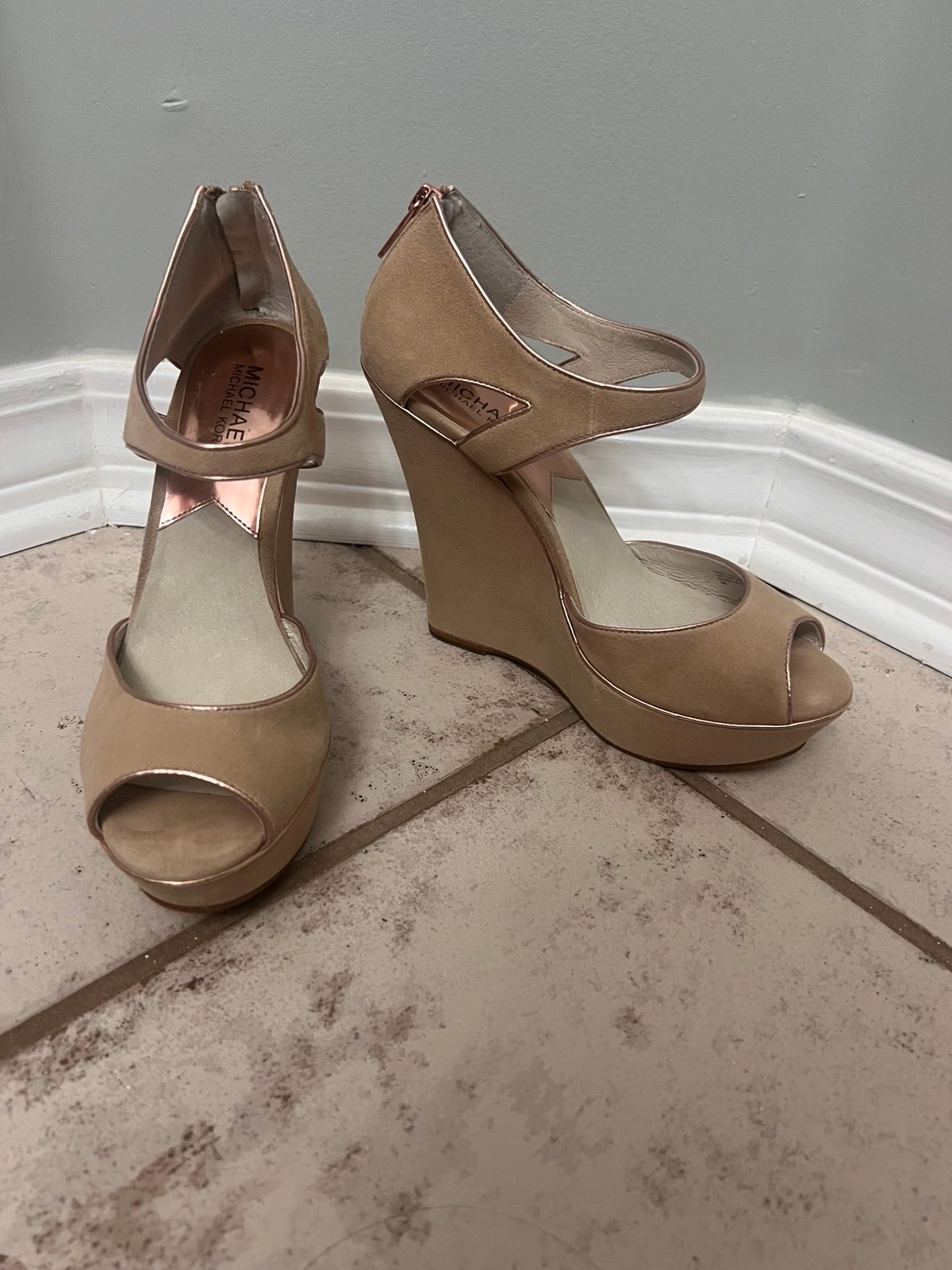Michael Kors Suede Wedges