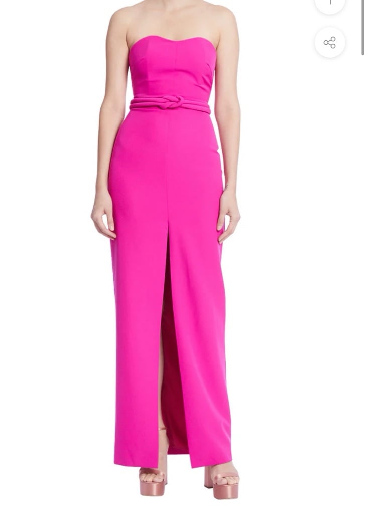 NEW with tags Jewel Badgley Mischka Hot Pink Lexi Dress Size 0