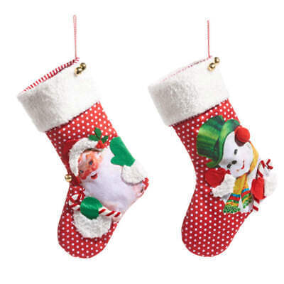 19 Retro Christmas Stocking by Raz Imports