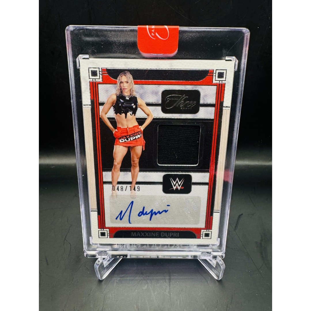 2024 Panini Three Count WWE #MA-MXD Maxxine Dupri Memorabilia Autographs #/149